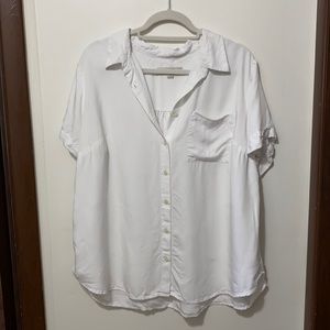Loft Plus white Blouse